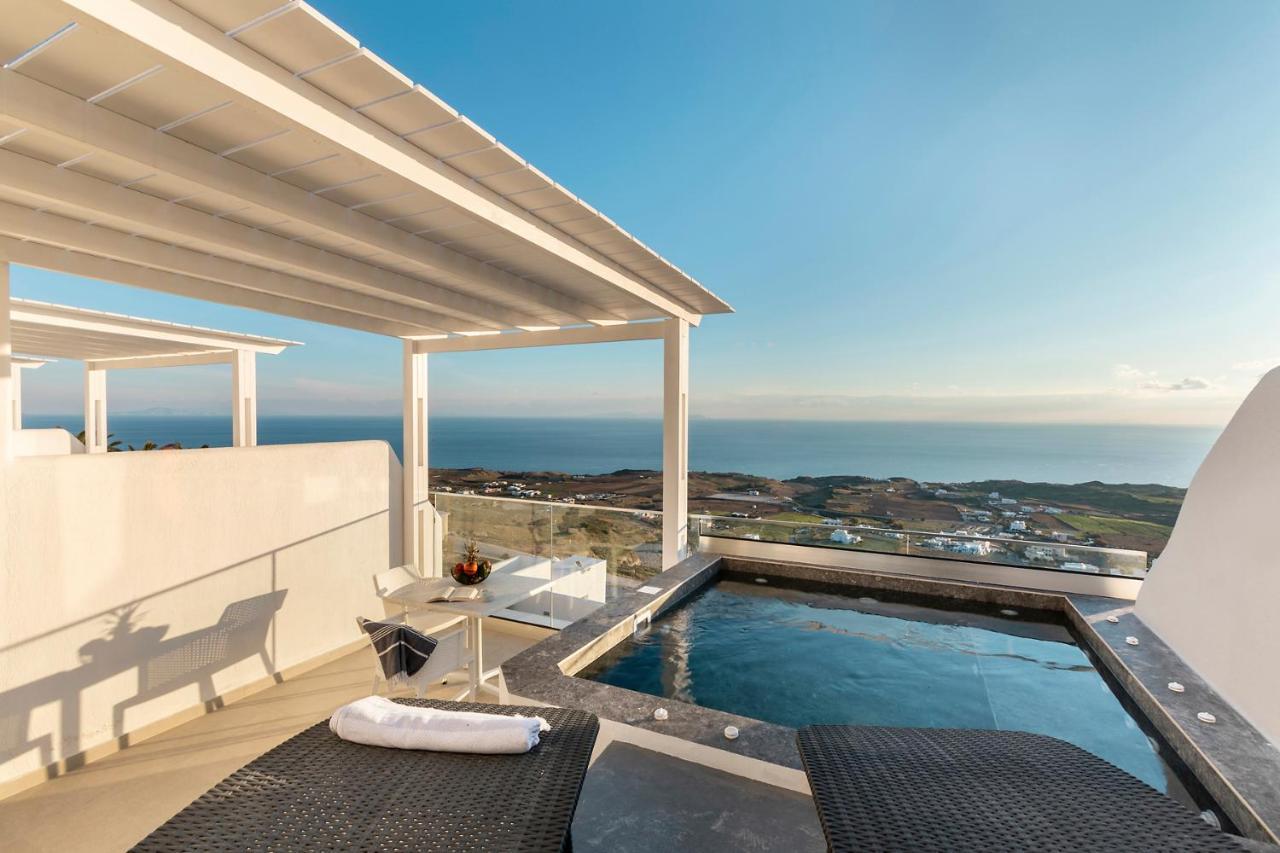 La Estrella 4 Suites With Sea View & 4 Prive Hot Tub Vourvoúlos Exterior foto